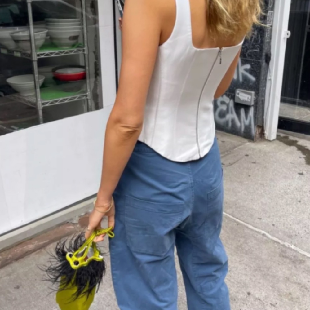 Nili Lotan Shon Pant Cadet Blue Size 4